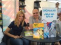 Maria Inês Almeida e Joaquim Vieira na Feira do Livro de Lisboa, em 2014
